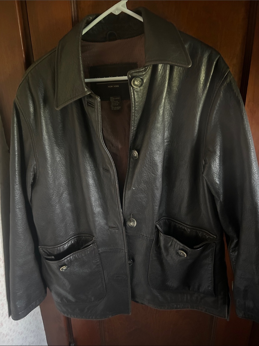 Real leather jacket